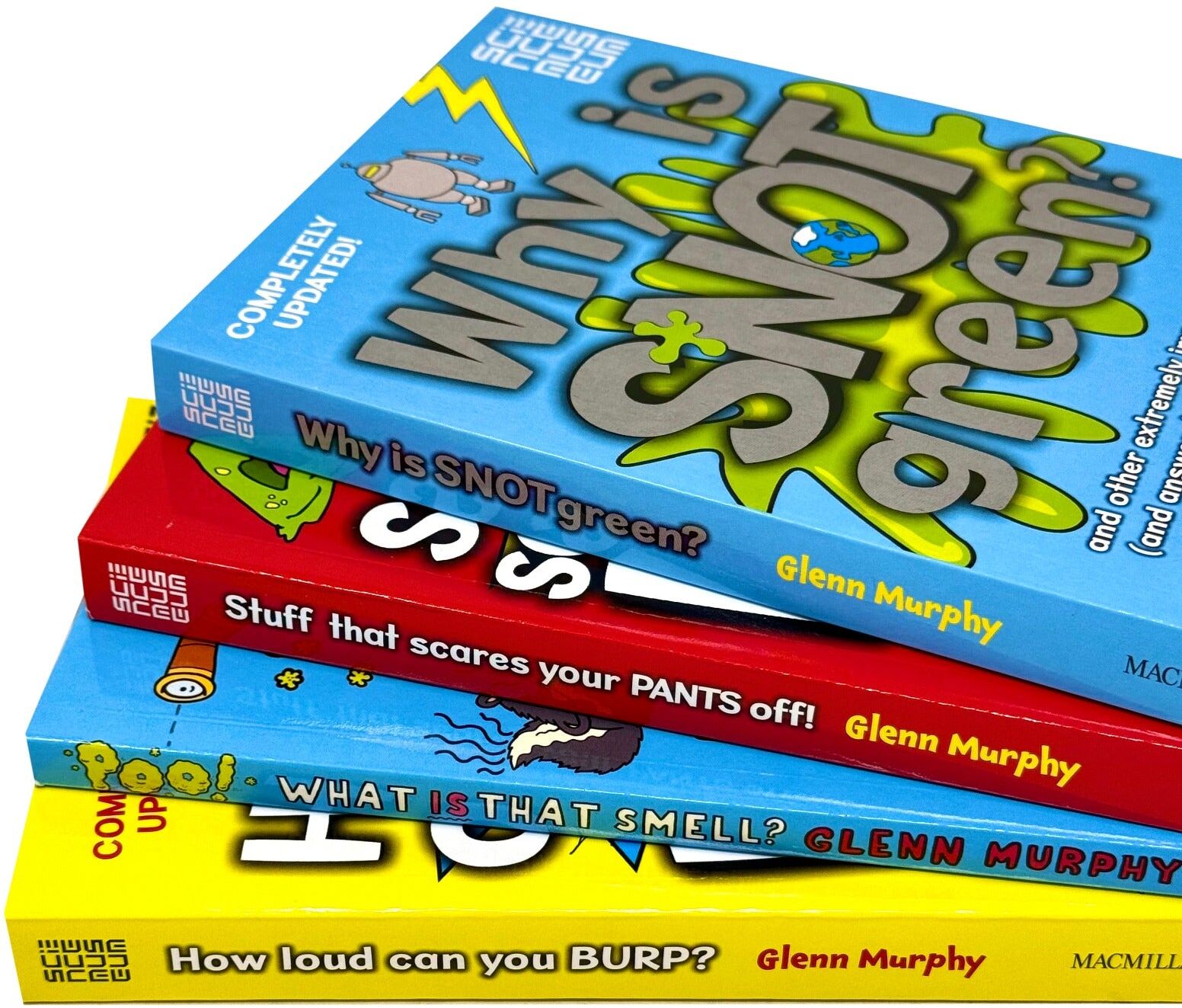 Macmillan Children's Books Science Museum 4 Books Collection Set by Glenn Murphy - Paperback - Ages 9-11 - Funny Non Fiction Science for Kids
