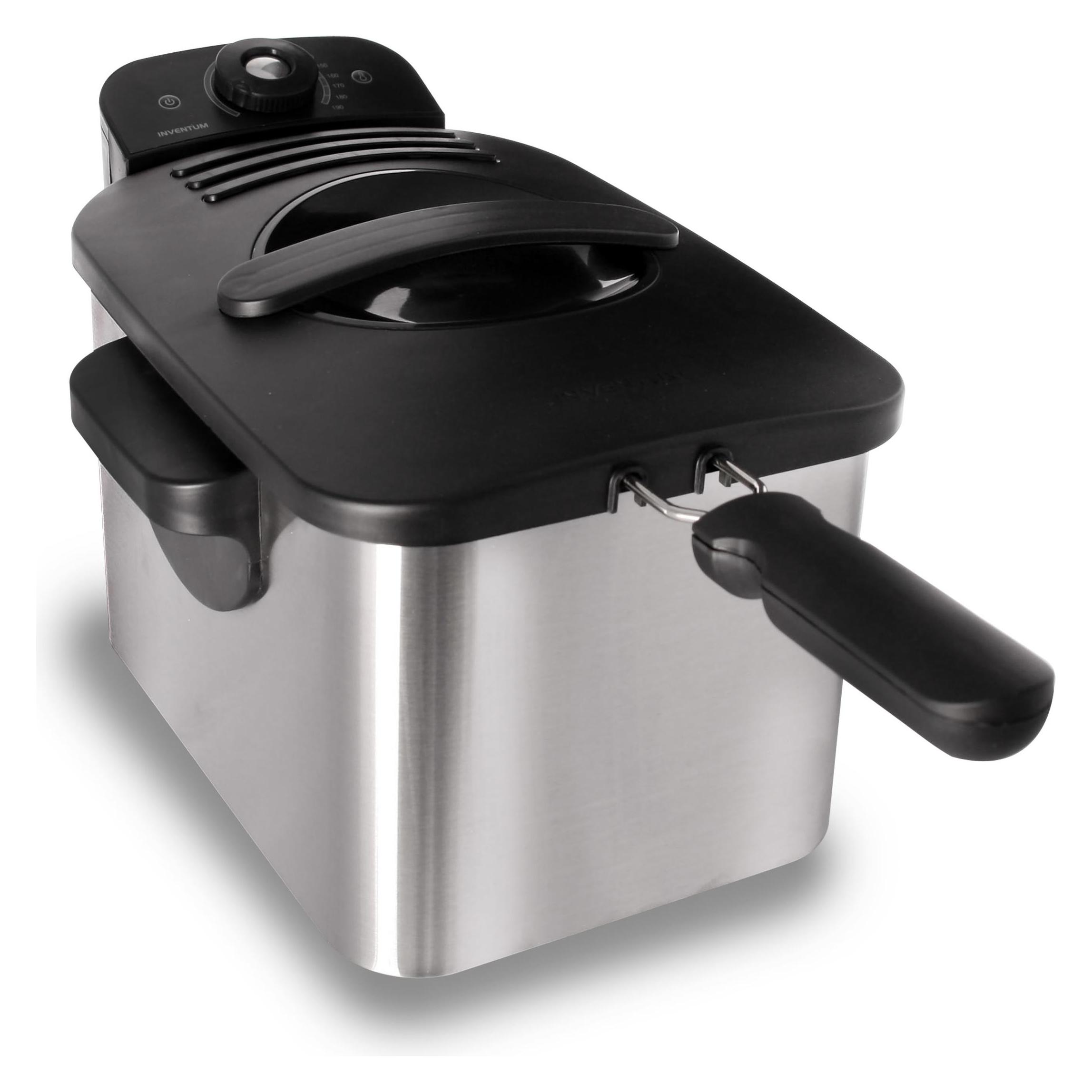 Inventum GF431S - Koude zone frituurpan - Inhoud 3 liter - RVS (3 l) (GF431S)