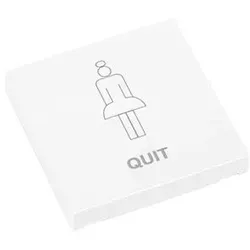 ELDAT RTS22E5001B01 Wandtaster Einzel- wippe QUIT komplett Easywave 1xIMPULS weiß