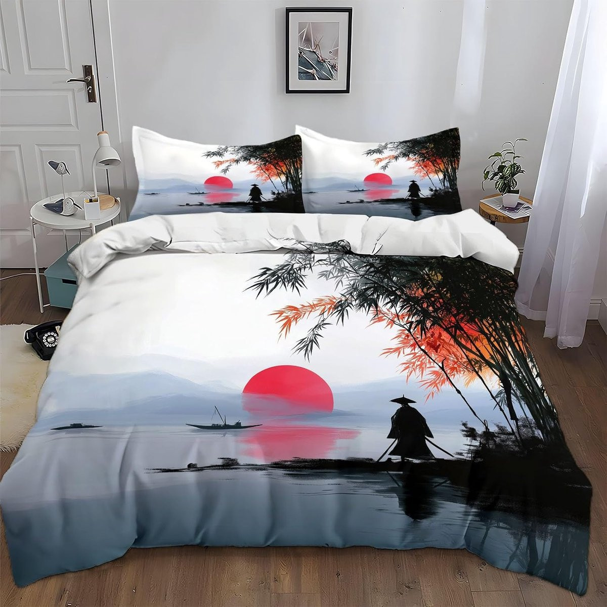 Wit Dekbedovertrek Set van Ademend Microvezel - 220 x 240 cm
