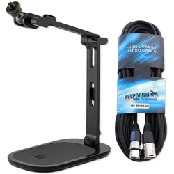 RØDE Mikrofon-Stativ DS-3 Desktop-Studioarm mit Kabel, Mikrofonständer, Schwarz