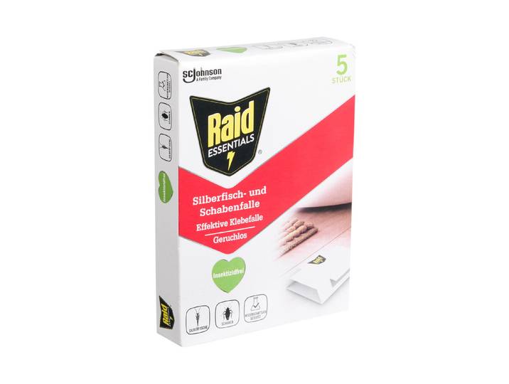 Raid Essentials Silberfischchenfalle 5 Stück