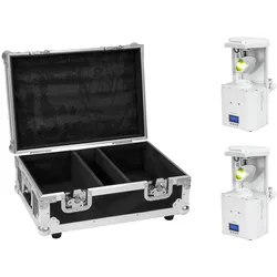 EUROLITE Set 2x LED TSL-350 Scan COB weiß + Case
