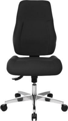 Topstar Bürostuhl FEEL GOOD, Synchronmechanik, ohne Armlehnen, hohe Rückenlehne, großer Muldensitz, schwarz