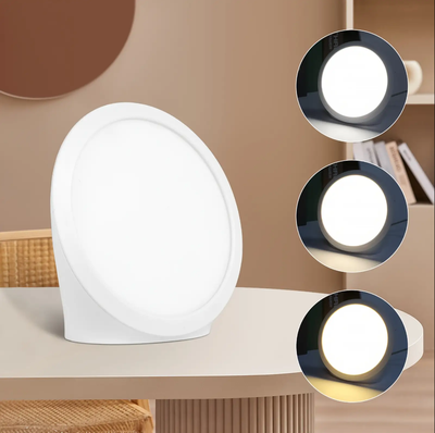 Evergreen Home Goods Portable Daylight Lamp, Lux Lamp With 6 Timer Settings, Adjustable Brightness, And Memory Function Portable Daylight Lamp, Lux Lamp With 6 Timer Settings, Adjustable Brightness, And Memory Function