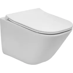 Roca Gap Square WC-Becken hängend Spülrandlos weiß A34647A000