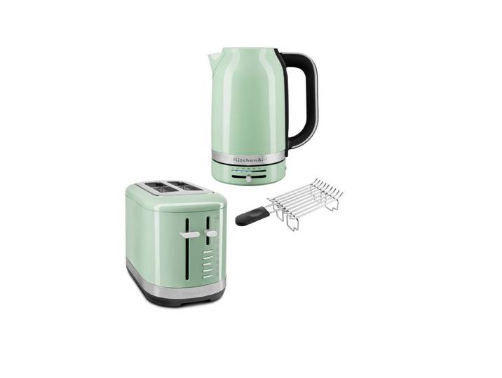 KitchenAid Toaster Set Wasserkocher 5KEK1701, Toaster 5KMT2109 + Brötchenaufsatz