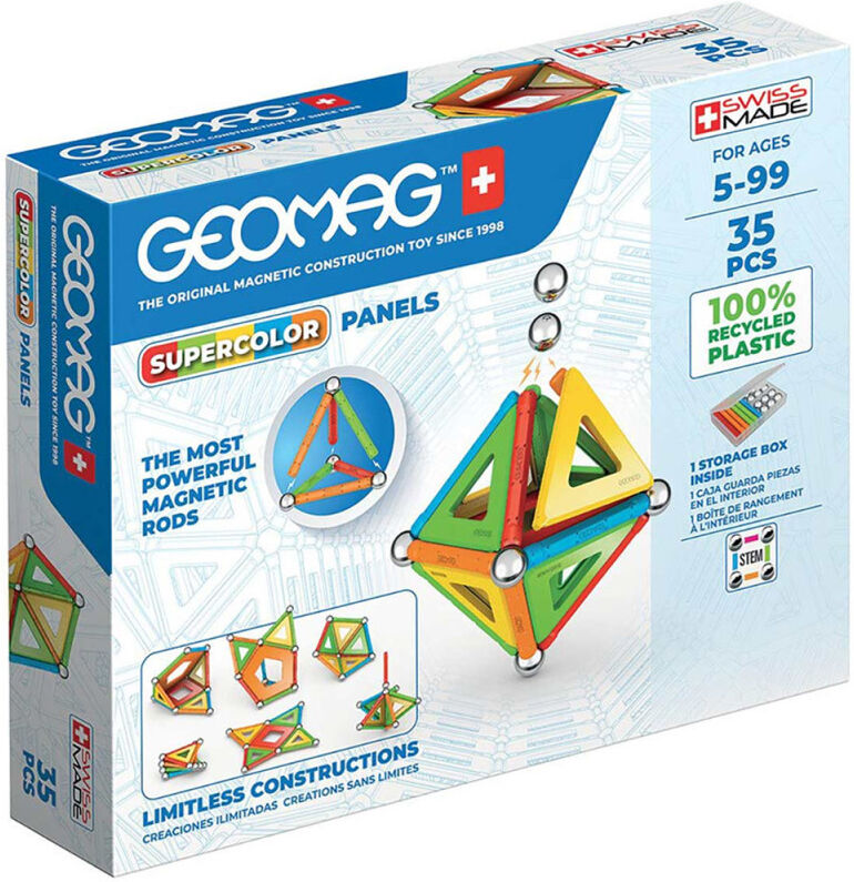 Supercolor Panels Recycled 35 pcs - Geomag