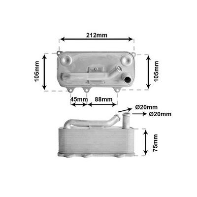 VAN WEZEL Ölkühler, Motoröl 03013706 für Audi