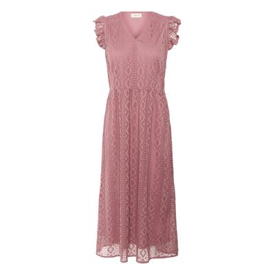 Midikleid CREAM "Kleid CRDanika", Damen, Gr. 40, N-Gr, rosa (nostalgia rose), Obermaterial: 100% Polyester PES., Kleider Midikleid