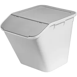 Smartstore Abfalleimer, Abfalleimer, Grau, Weiss