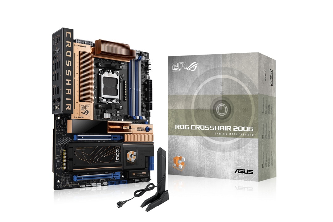 ASUS ROG CROSSHAIR 2006 X870E WIFI7 ATX Mainboard - Sockel AM5