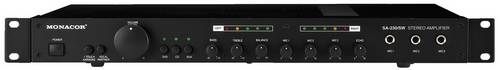 Monacor SA-230/SW PA Verstärker RMS Leistung je Kanal an 4 Ohm: 25W