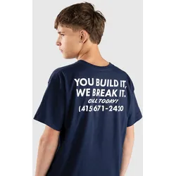 Thrasher Destruction T-Shirt T-Shirt navy Gr. S