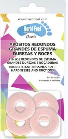 Herbifeet Herbi Feet Apósitos Redondos Grandes 4uds