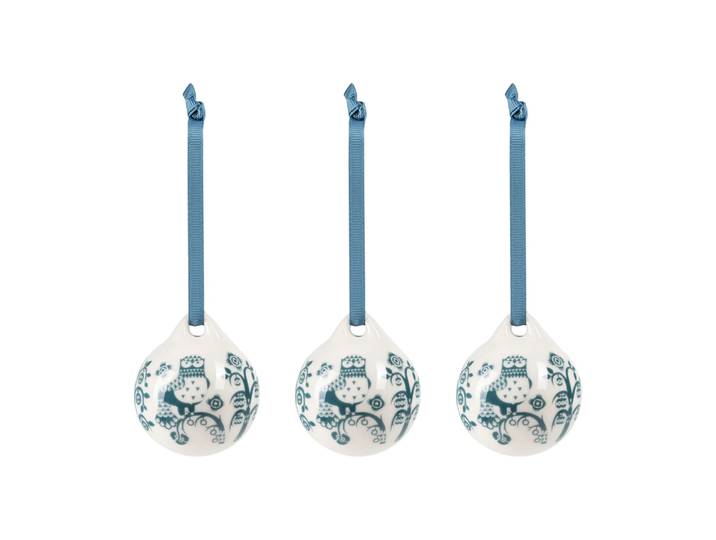 Iittala Taika décoration Bleu acier, 5 cm, lot de 3