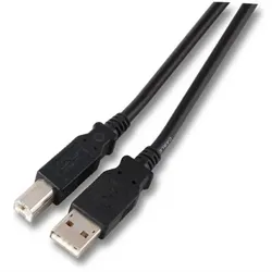 EFB Elektronik 1.8m USB 2.0 A/B USB Kabel 1,8 m USB A USB B 0,48 Gbit/s Schwarz