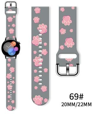 Tiny Tots Teens Trends Printed Strap For Samsung Galaxy Watch, Replaceable Band For Xiaomi Amazfit d