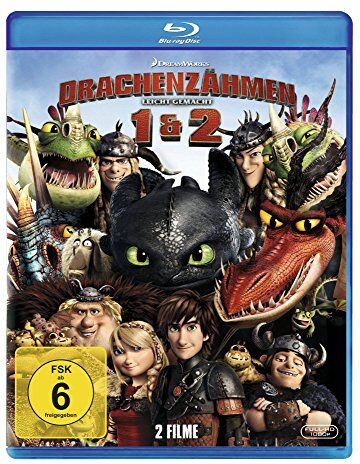 Drachenzähmen leicht gemacht 1 und 2 Doppelbox [Blu-ray] - Preis vom 17.10.2026 19:25:27 h
