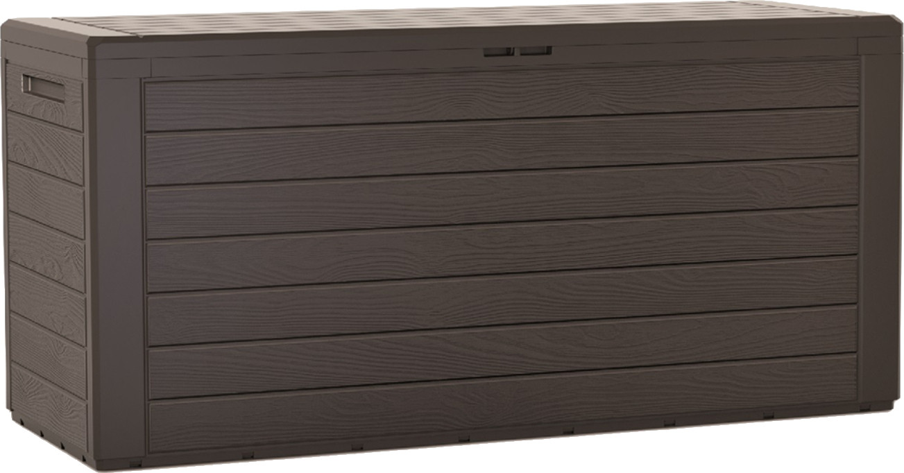 Prosperplast Gartenbox WOODEBOX donkerbruin