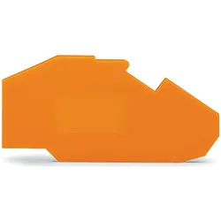 WAGO Abschluß- u.Zwischenplatte orange 780-317
