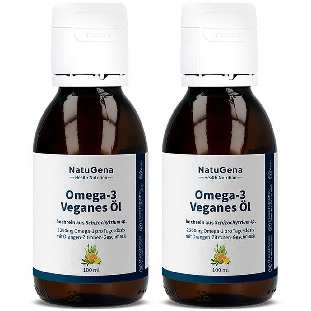 Omega 3 Vegan 2200 MG x2 2x100 ml Öl