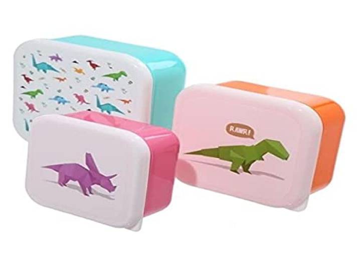 Dinosaurus broodtrommelset design by Jack Evans