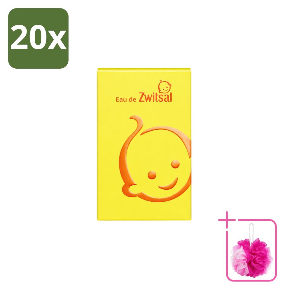 20 x Zwitsal Eau de Toilette - Vertraute Duft - 95 ml - Sparpackung - 20 Stücke