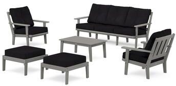 POLYWOOD Oxford 6-Piece Lounge Sofa Set