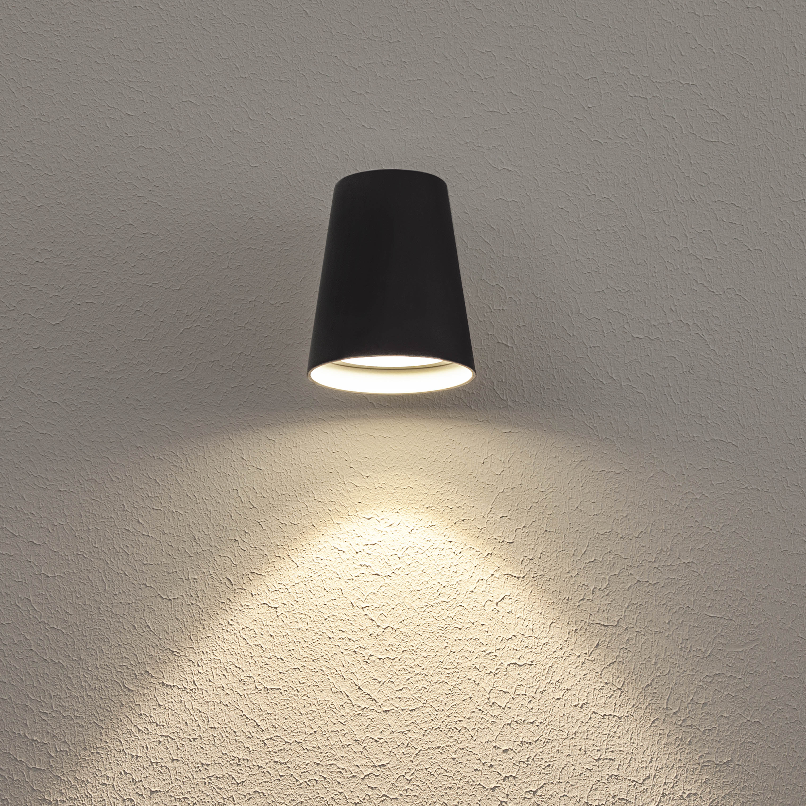 Hide a lite Väggarmatur Cone, antracit, 3W