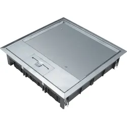 Hager VEQ0612E Versorgungseinheit aus Edelstahl Q06 200x200mm für 12mm Bodenbelag