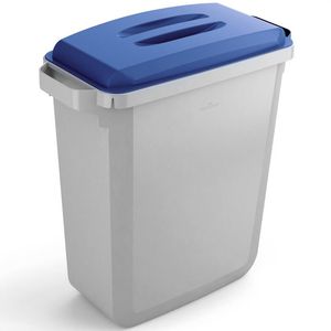 Durable Mülleimer Durabin VEH2012027, grau/blau, aus Kunststoff, 60 Liter