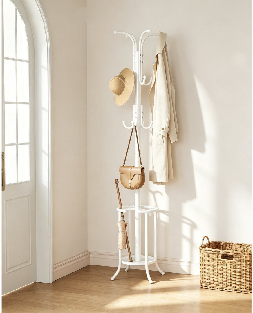 Fcbnposi Freestanding 12 - Hook White 175.5cm H X 43cm W X 43cm D