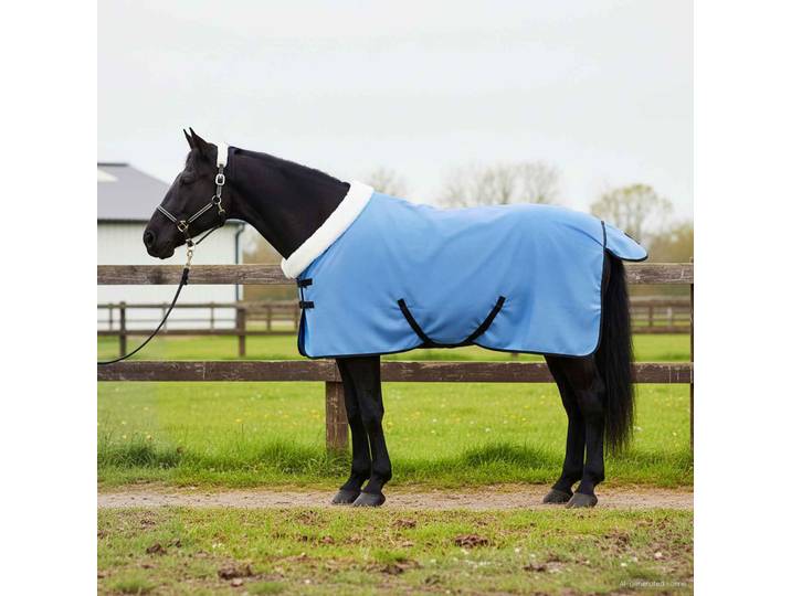 vidaXL Pferdedecke Volles Aqua 75 cm Polarfleece