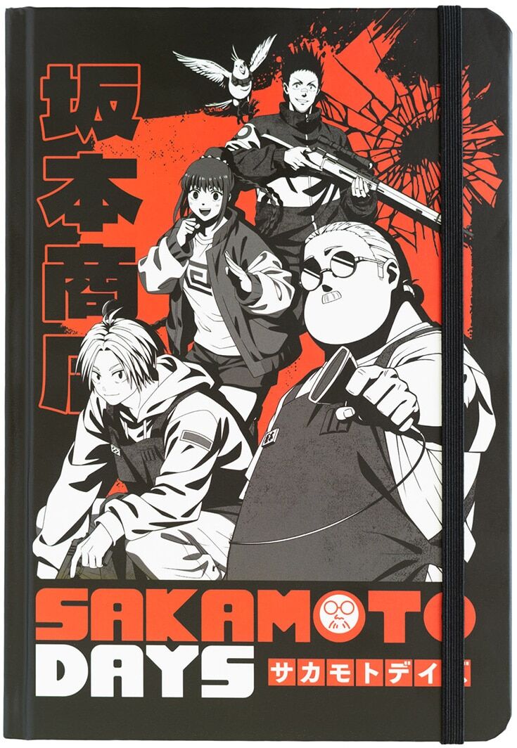 Grupo Erik Cuaderno A5 Sakamoto Days Sakamoto Days . Rojo