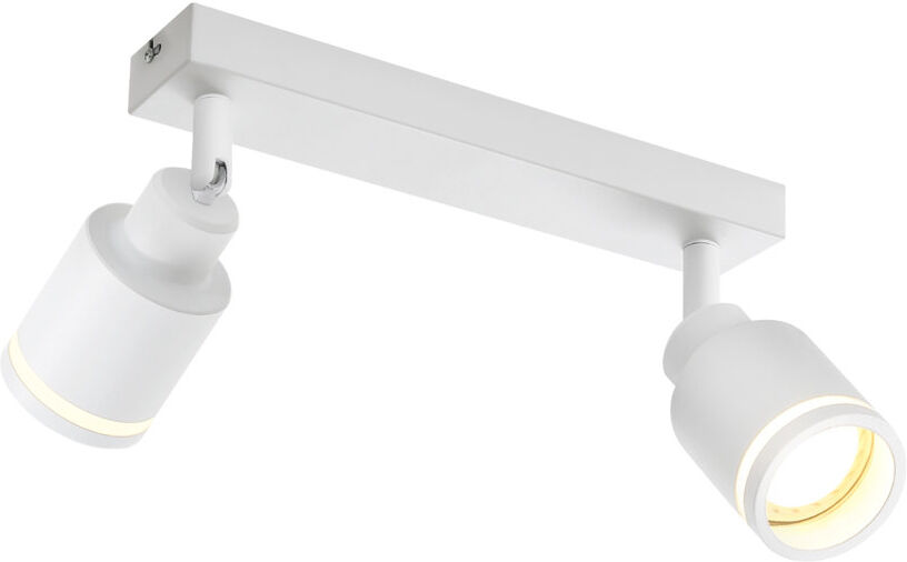17 Stories Sahriya Spotlight Matt white 15.7cm H X 30cm W X 5.5cm D