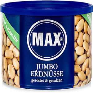 MAX Erdnüsse Jumbo geröstet & gesalzen, 300g