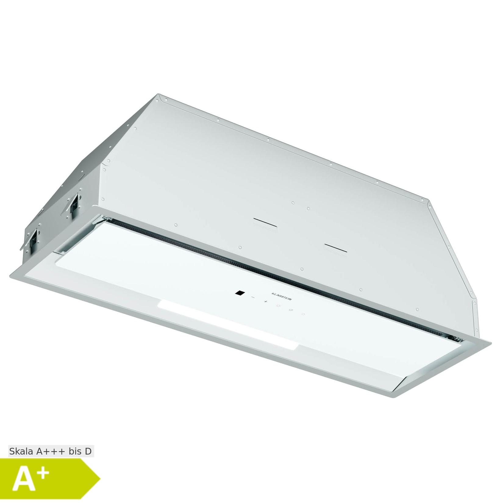 Ventimate Dunstabzugshaube Touch Control Abluft/Umluft EEK A+ 3 Stufen LED leise Weiß