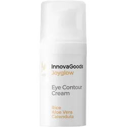 InnovaGoods, Massagegerät, Pack Augenmassagegerät Anti-Aging mit Phototherapie und Thermotherapie und Augencreme Rice Joyglow 1