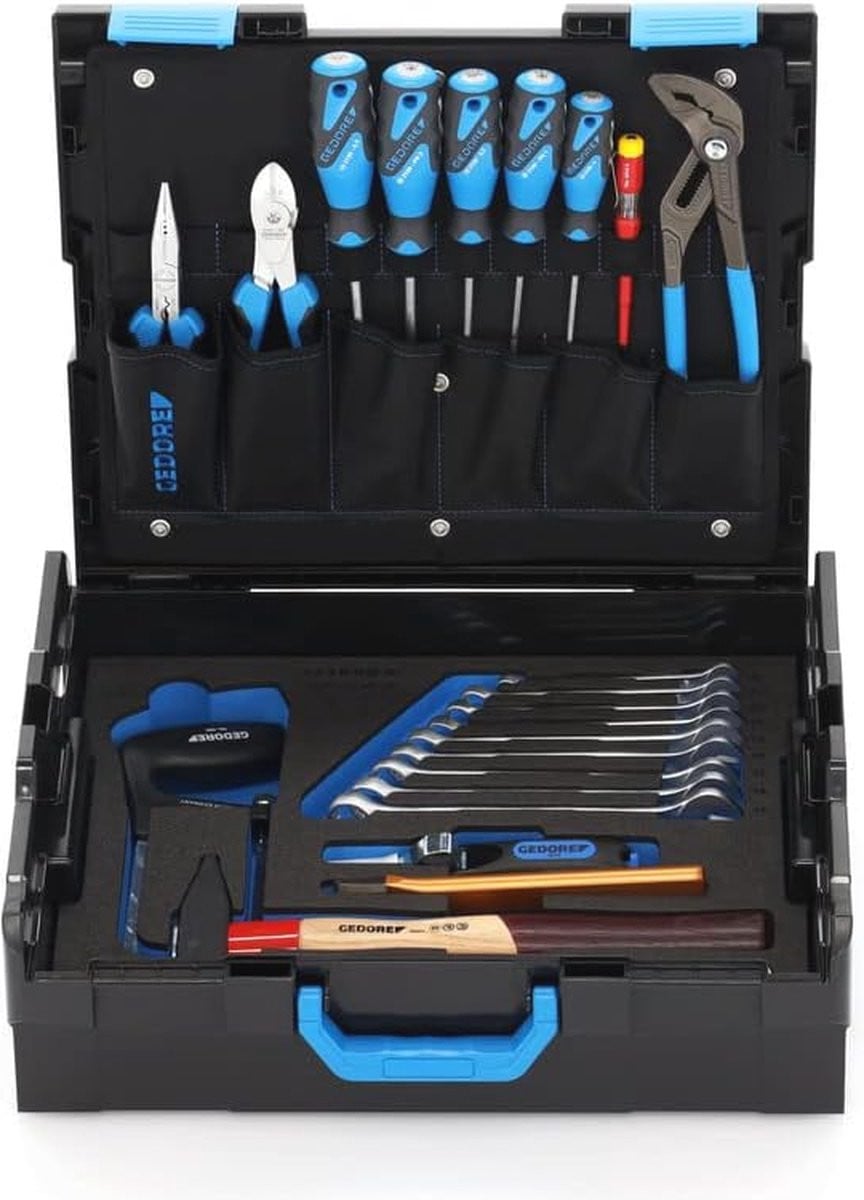 Bosch L-BOXX 24-delige gereedschapskoffer zwart kunststof