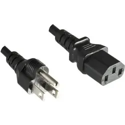 MicroConnect Stromkabel (1.80 m), Stromkabel, Schwarz