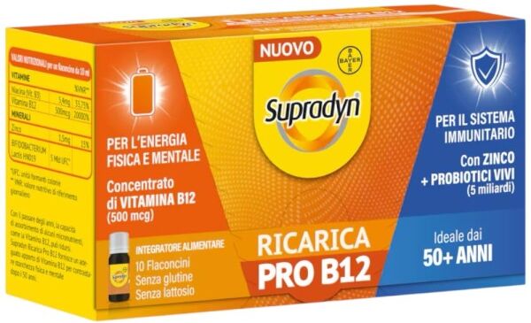 Bayer Supradyn Ricarica PRO B12 10 Flaconcini