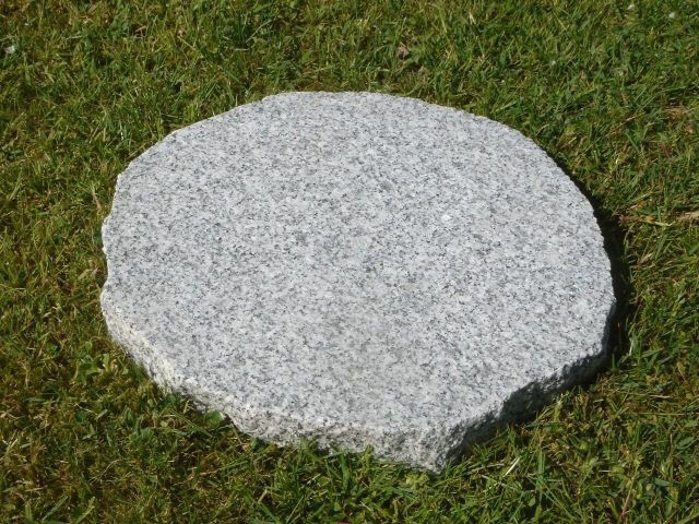 Euro Stone Trittstein Granit 40 x 3 cm grau