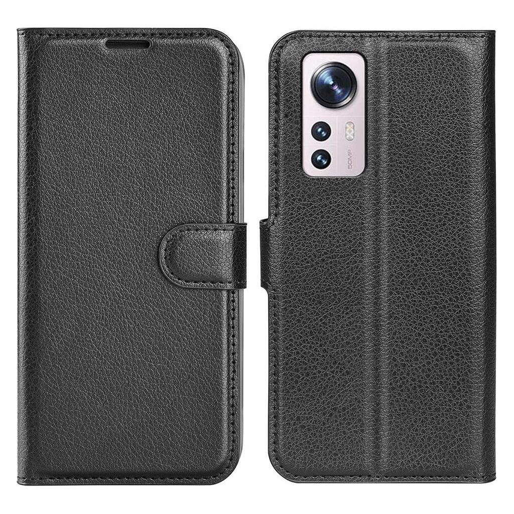 Cover-Discount Xiaomi 12 Lite - Leder Etui Hülle schwarz (Xiaomi 12 Lite) (101915948C)