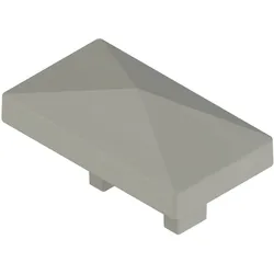 OSMO Pfostenkappe Wandanschlusspf. Grau