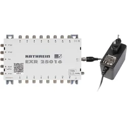 Kathrein Multischalter mit Netzteil EXR 25016 (Multischalter), SAT Zubehör, Schwarz