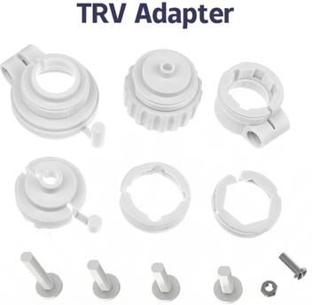 Combo Retail Shop ZigBee Smart TRV Thermostatic Valve Radiator Actuator Temperature Controller With Voice Control Alexa Google Home adapter