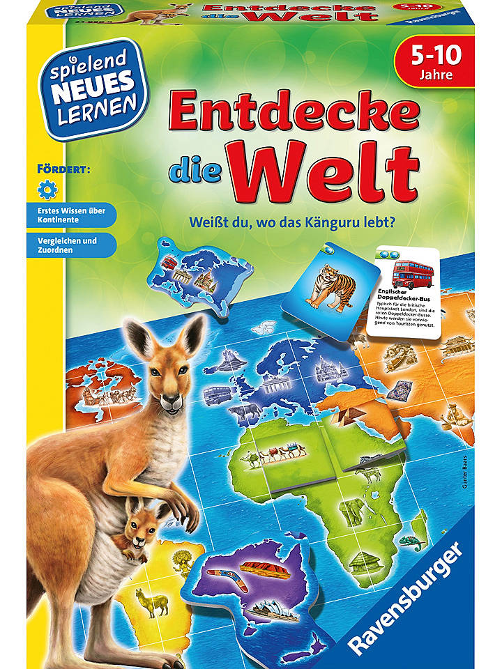 Ravensburger Legespiel "Entdecke die Welt" - ab 5 Jahren - onesize