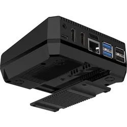 Argon 40 Argon ONE V3 M.2 Case für Raspberry Pi 5, NVMe, Entwicklungsboard Zubehör, Schwarz
