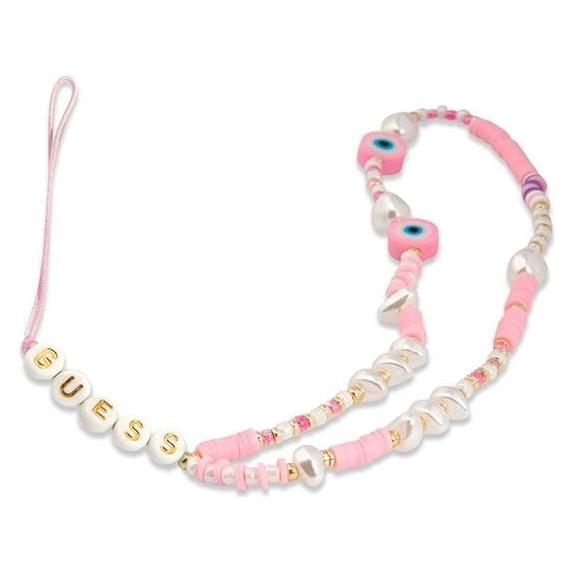 Guess Ratet mal, Aufhängung GUSTSHPP Telefon rosa spröde/Knick Perlen Shell (GUE002042-0)
